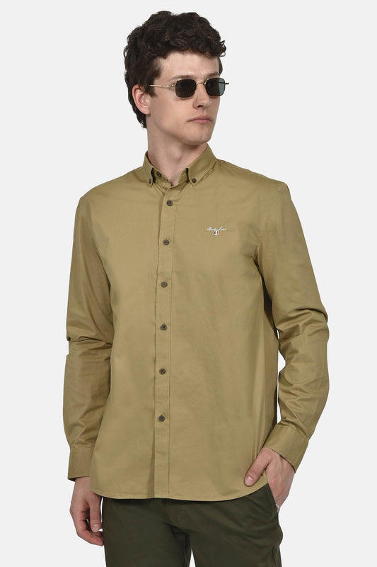 ανδρικό-button-down-πουκάμισο-100%-βαμβάκι-normal-fit-με-κεντημένο-σήμα-για-κομψό-στυλ