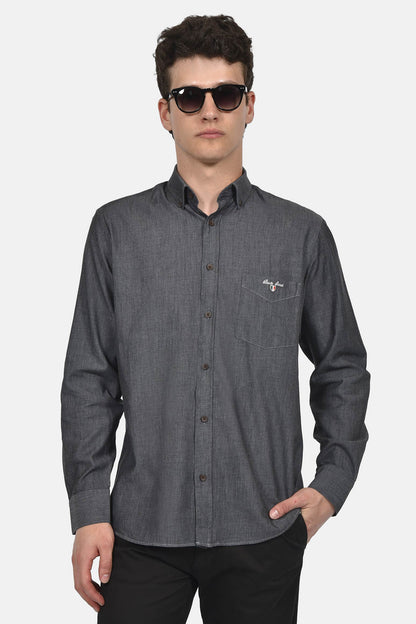 ανδρικό-button-down-πουκάμισο-100%-βαμβάκι-regular-fit-για-κομψή-εμφάνιση