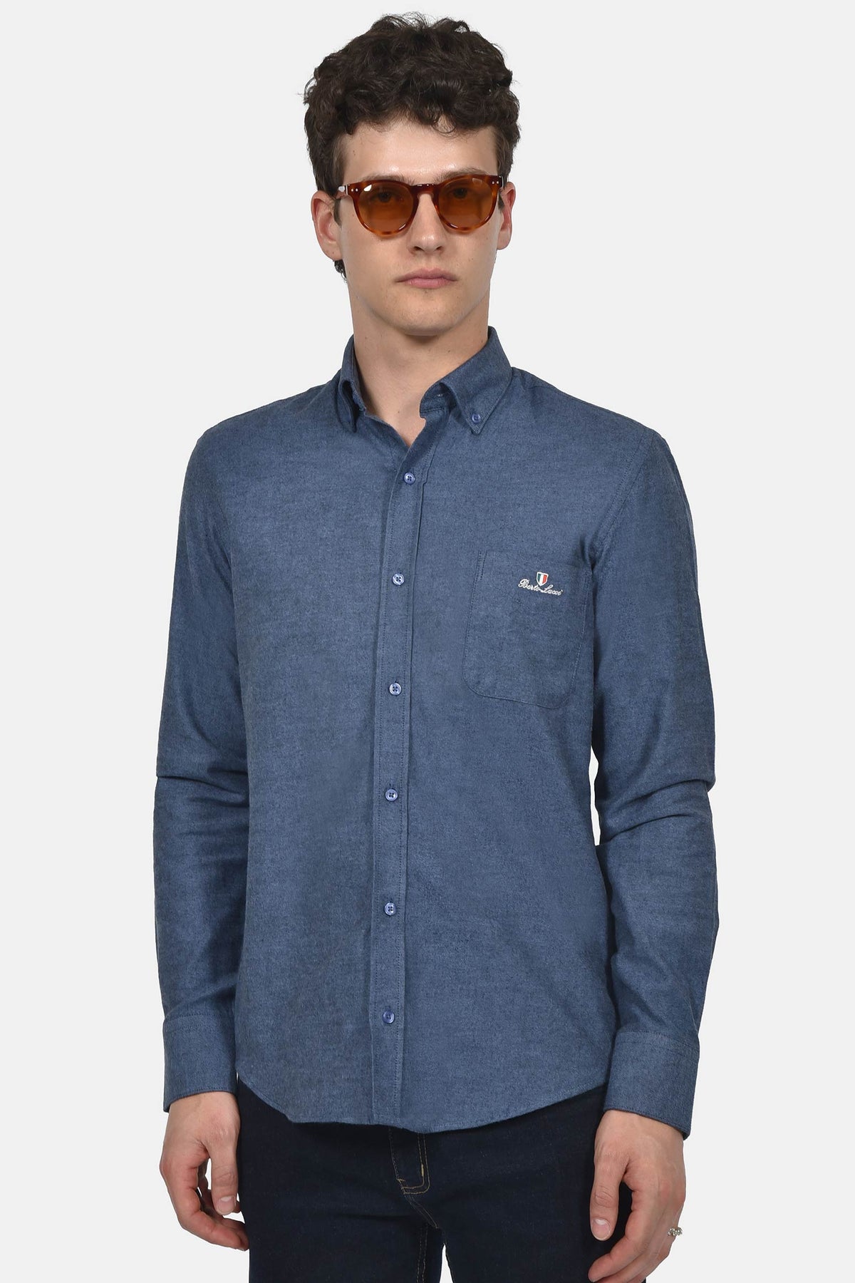 ανδρικό-button-down-πουκάμισο-100%-βαμβάκι-normal-fit-για-καθημερινές-εμφανίσεις