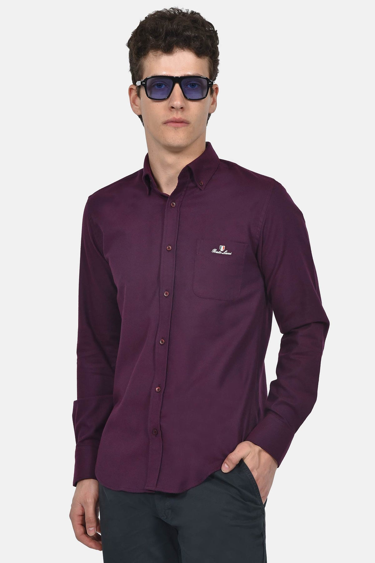 ανδρικό-button-down-πουκάμισο-100%-βαμβάκι-normal-fit-για-καθημερινές-εμφανίσεις
