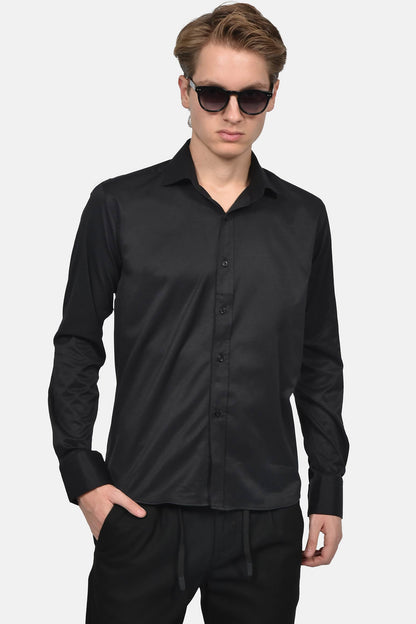 ανδρικό-επίσημο-πουκάμισο-βαμβακερό-slim-fit-με-γυαλιστερό-φινίρισμα-για-μοντέρνο-στυλ
