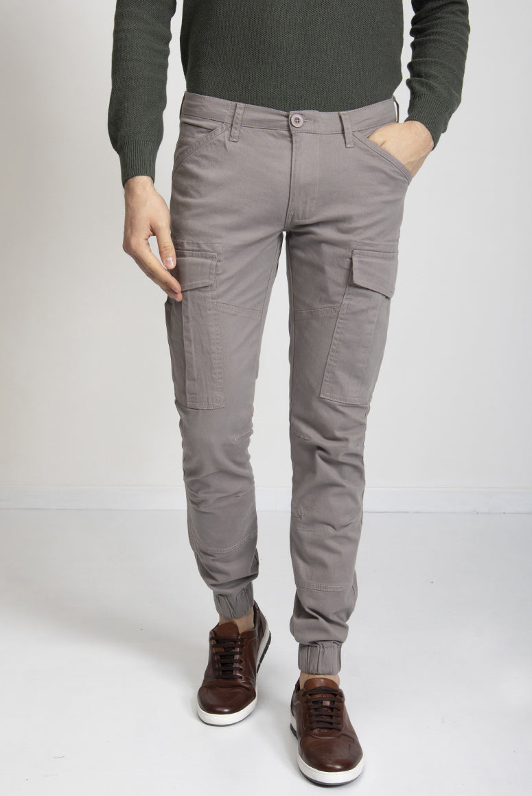 ανδρικό-cargo-παντελόνι-100%-βαμβάκι-με-λάστιχο