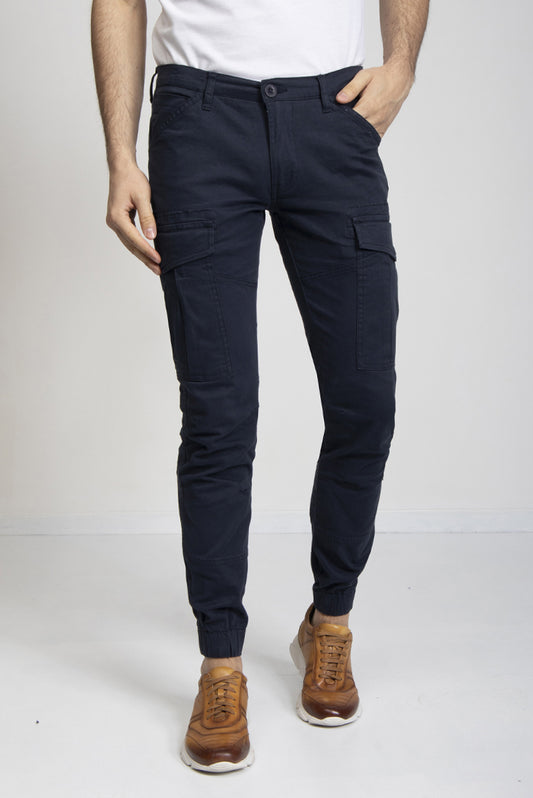 ανδρικό-cargo-παντελόνι-100%-βαμβάκι-με-λάστιχο