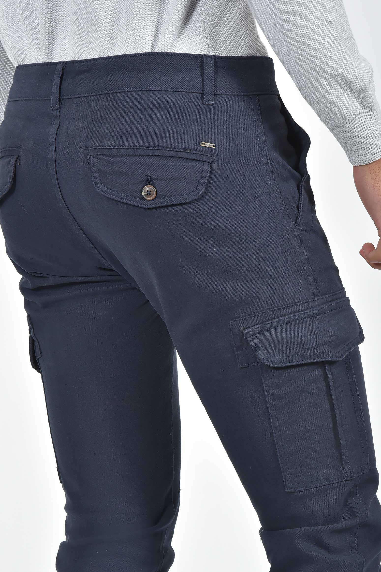 ανδρικό-παντελόνι-cargo-100%-βαμβάκι-με-λάστιχο