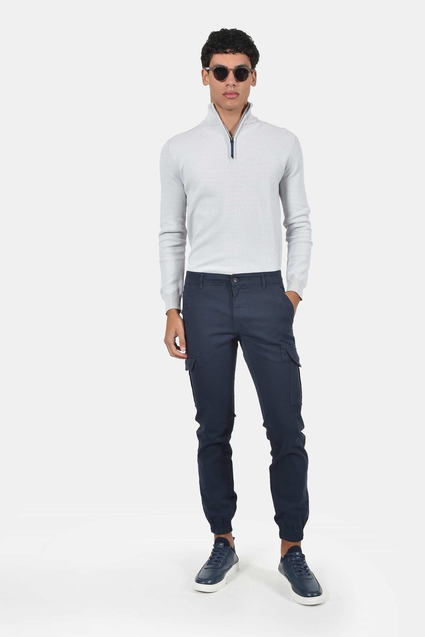 ανδρικό-παντελόνι-cargo-100%-βαμβάκι-με-λάστιχο