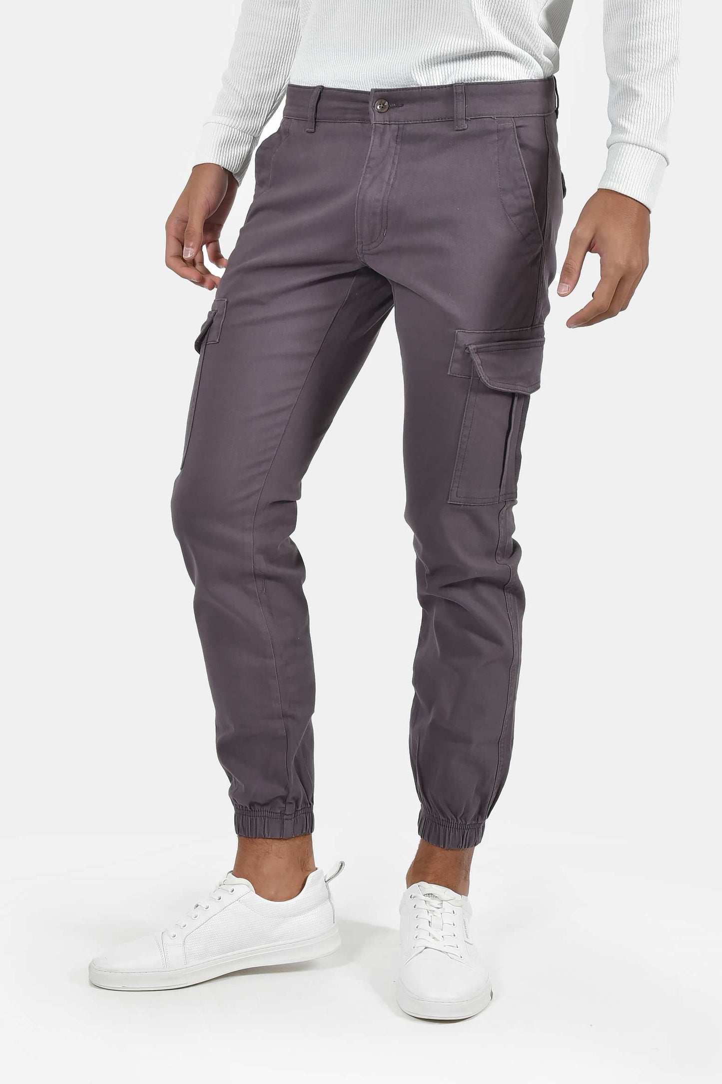 ανδρικό-παντελόνι-cargo-100%-βαμβάκι-με-λάστιχο