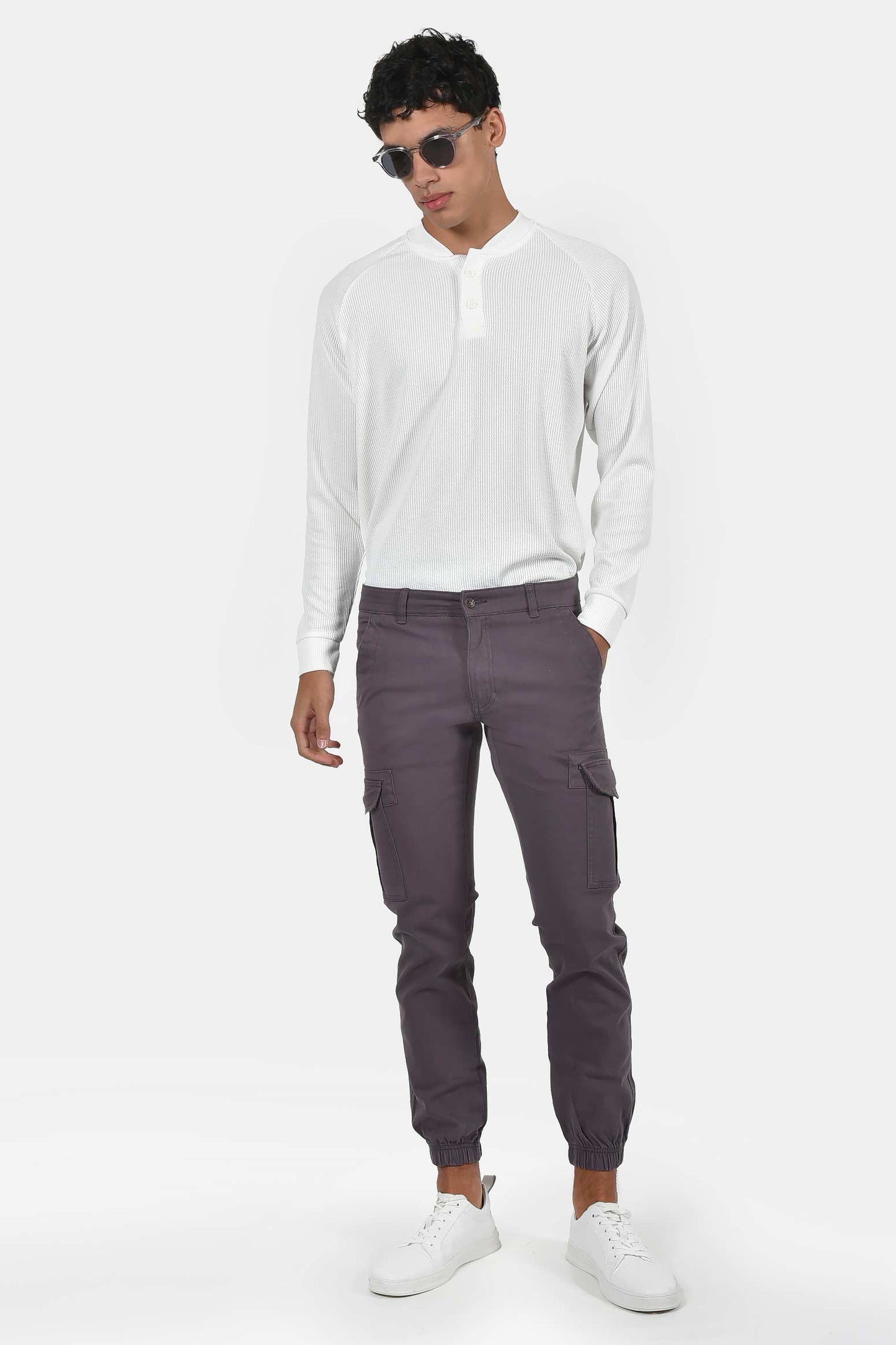 ανδρικό-παντελόνι-cargo-100%-βαμβάκι-με-λάστιχο