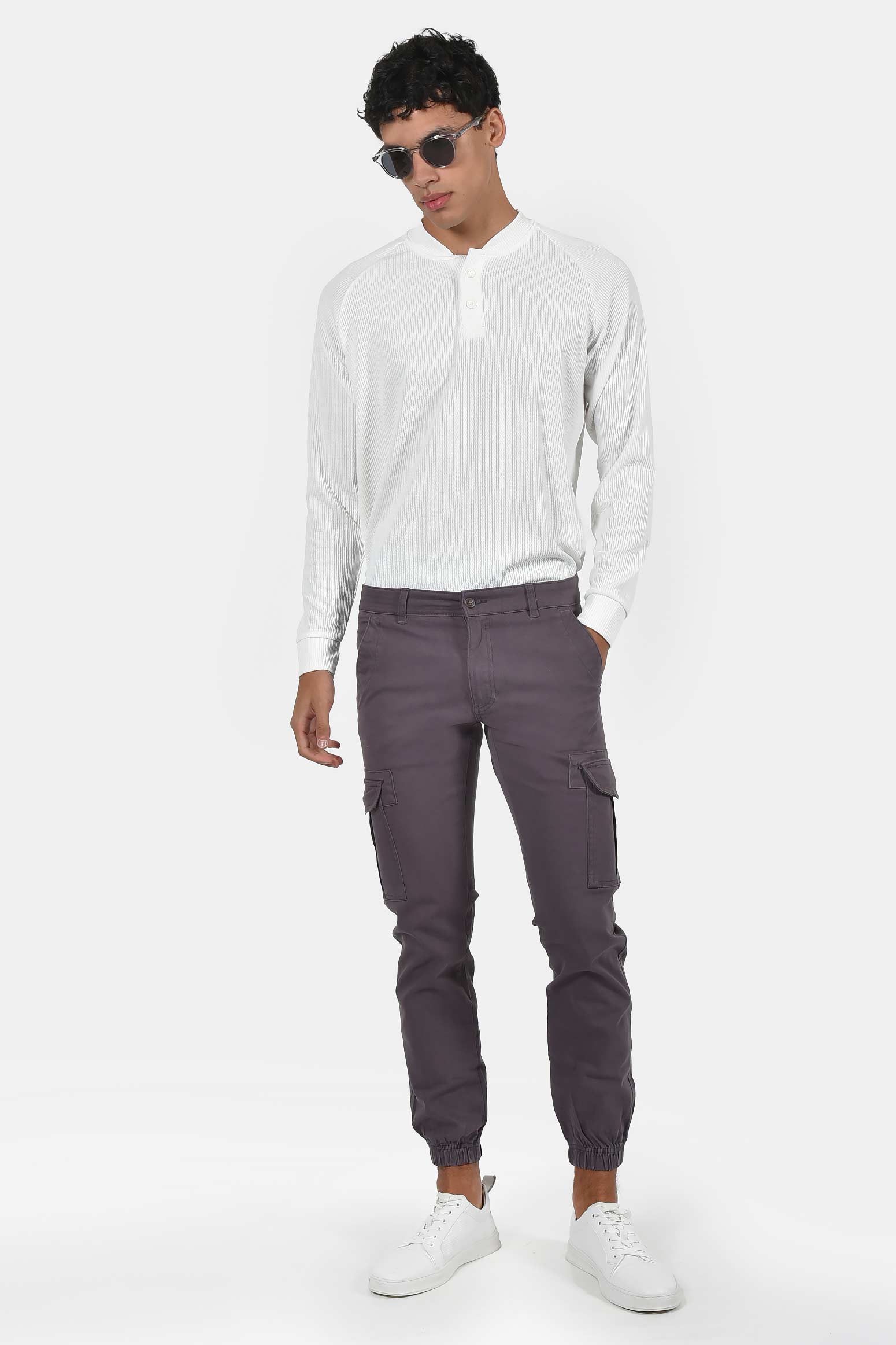 ανδρικό-παντελόνι-cargo-100%-βαμβάκι-με-λάστιχο