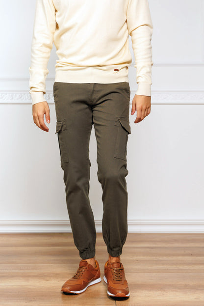 ανδρικό-παντελόνι-cargo-100%-βαμβάκι-με-λάστιχο