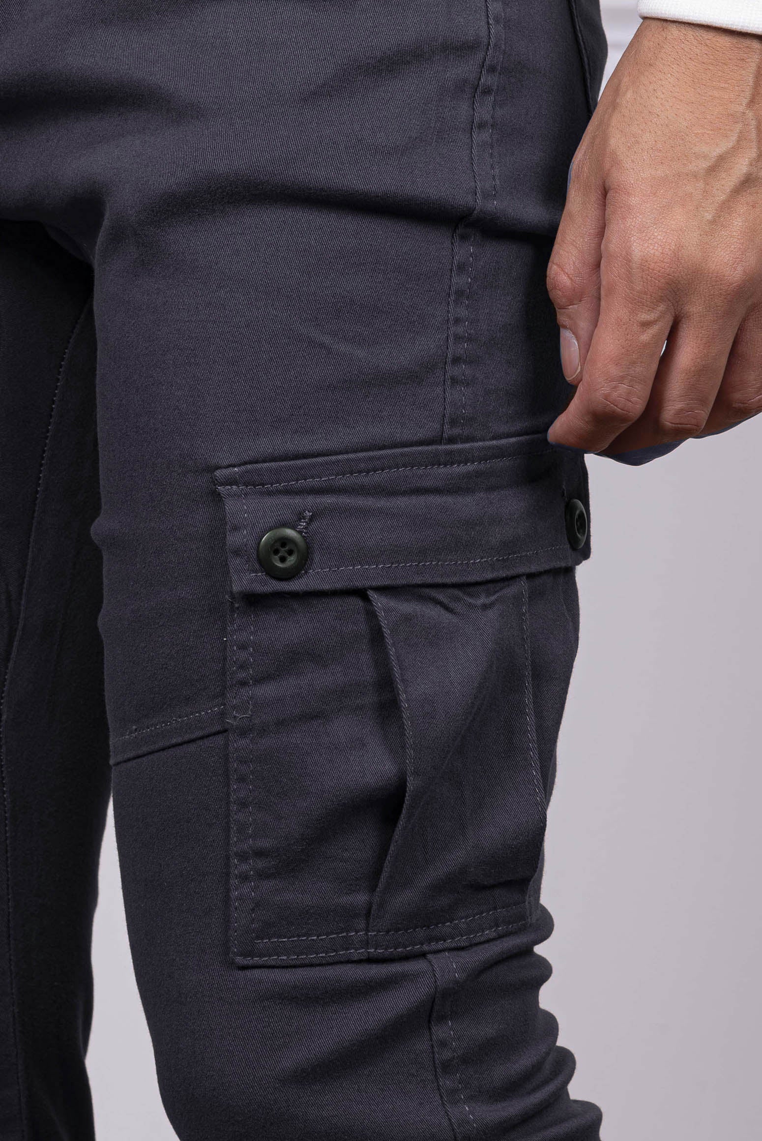 ανδρικό-βαμβακερό-παντελόνι-cargo-με-λάστιχο-και-κορδόνι