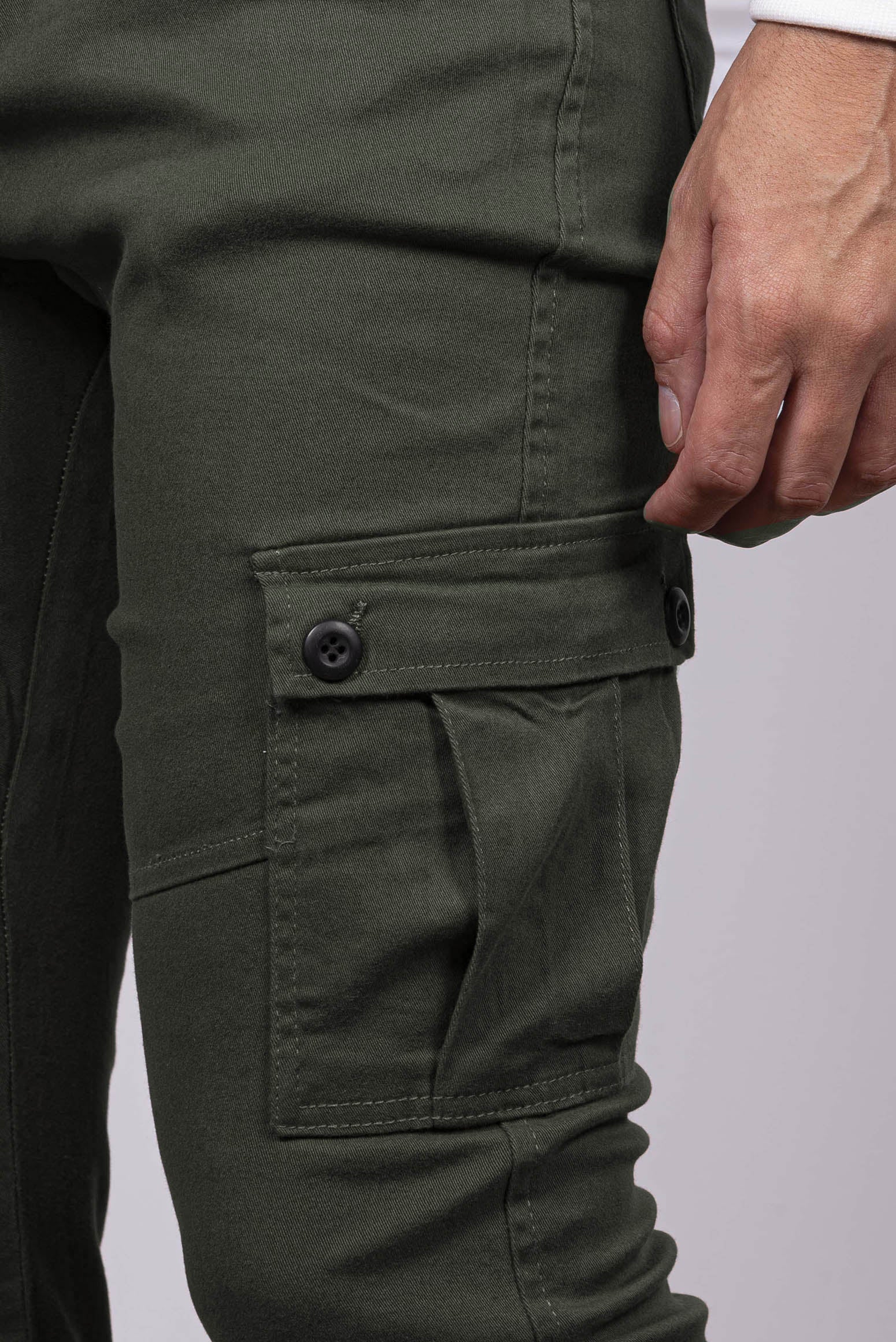 ανδρικό-βαμβακερό-παντελόνι-cargo-με-λάστιχο-και-κορδόνι