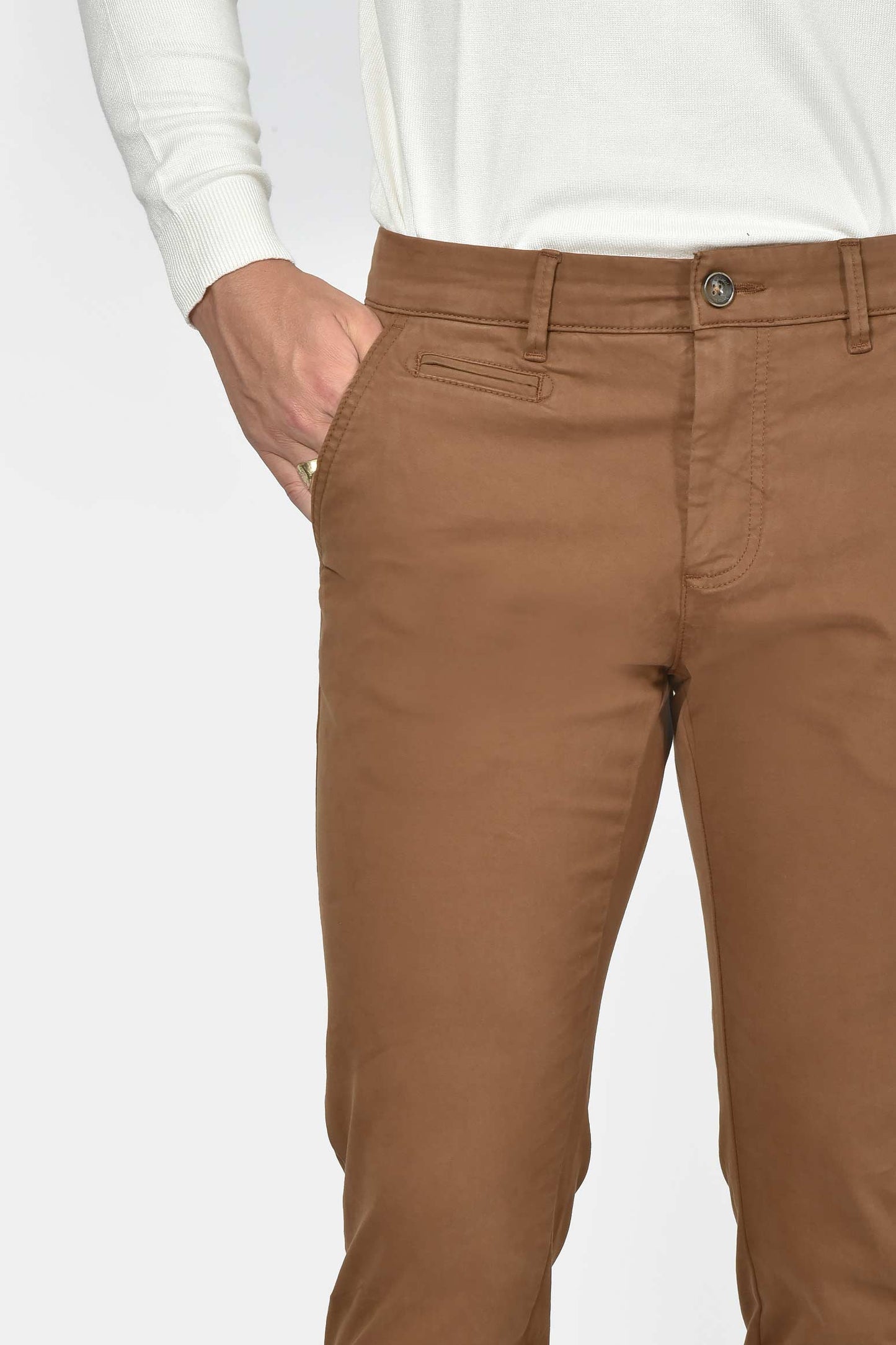 ανδρικό-βαμβακερό-chinos-παντελόνι-slim-fit