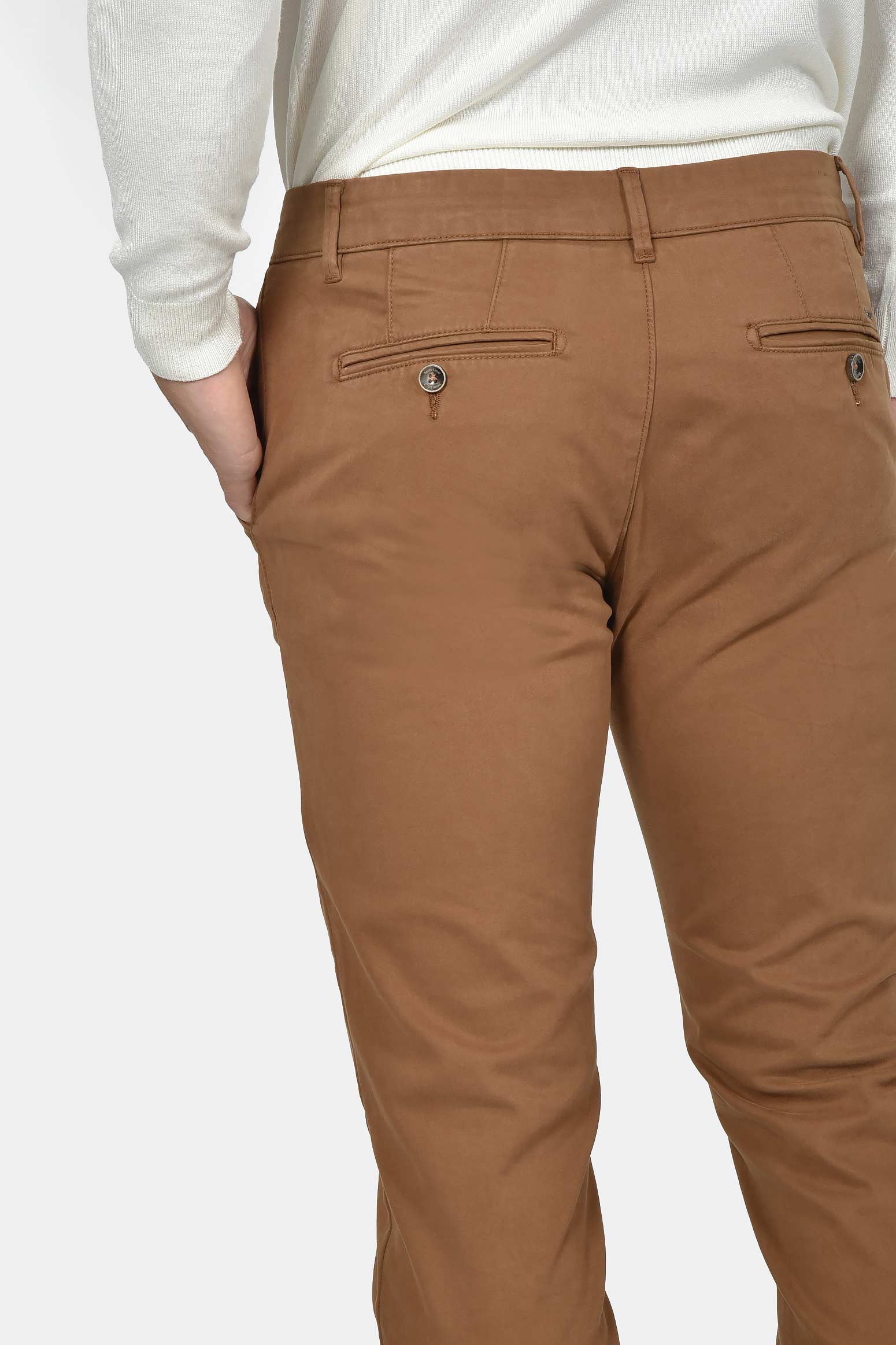 ανδρικό-βαμβακερό-chinos-παντελόνι-slim-fit