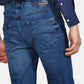 Ανδρικό Τζιν Παντελόνι Regular Fit Με Διακριτικό Ξέβαμμα
