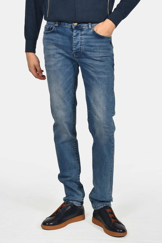 ανδρικό-τζιν-παντελόνι-regular-fit-με-ξεβαμμένο-εφέ