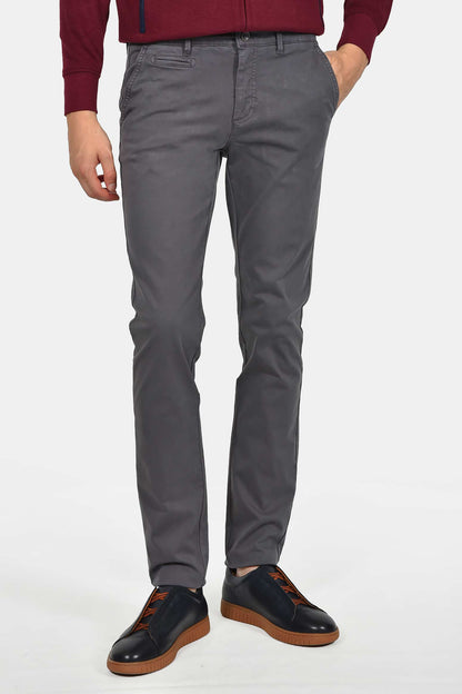 ανδρικό-βαμβακερό-chinos-παντελόνι-σε-στενή-γραμμή