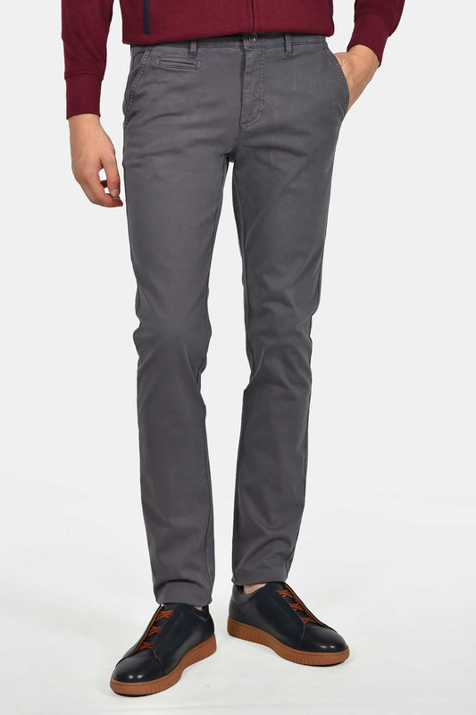ανδρικό-βαμβακερό-chinos-παντελόνι-σε-στενή-γραμμή