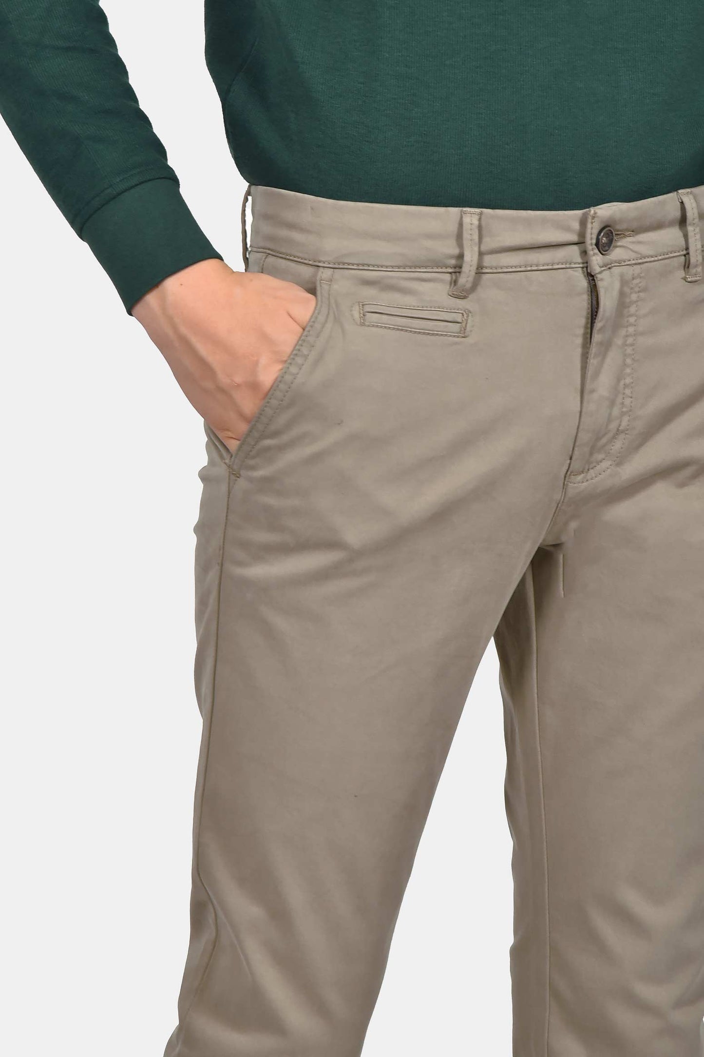 ανδρικό-βαμβακερό-chinos-παντελόνι-σε-στενή-γραμμή