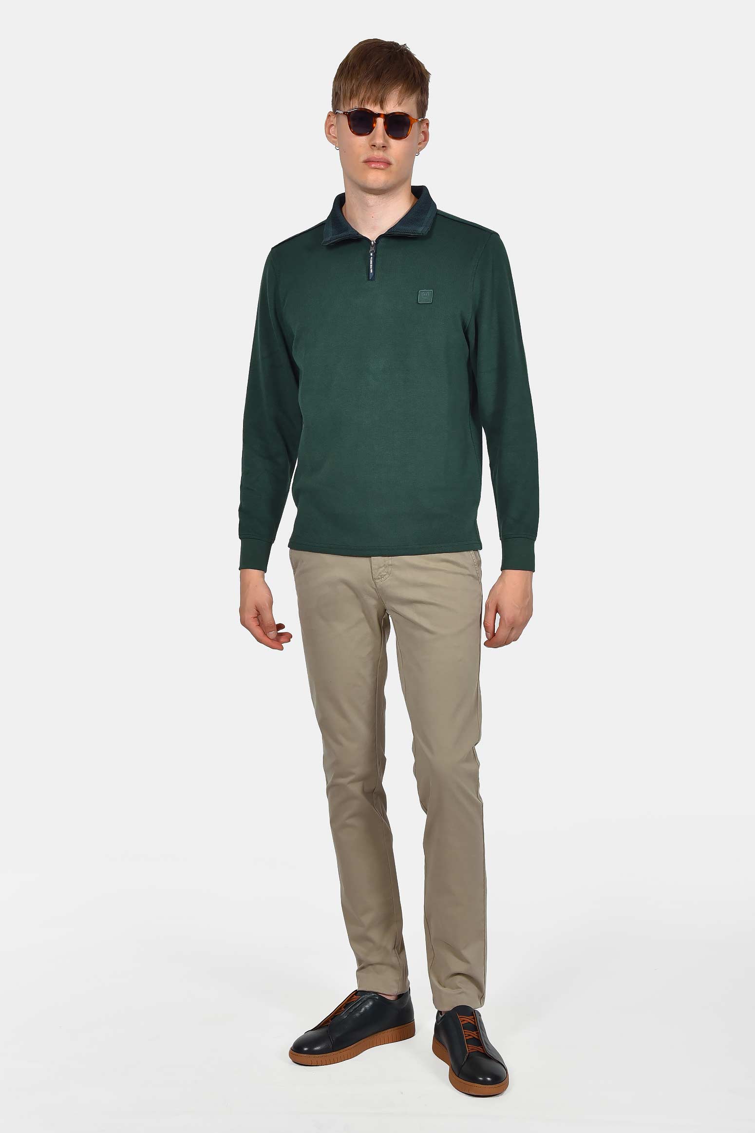 ανδρικό-βαμβακερό-chinos-παντελόνι-σε-στενή-γραμμή