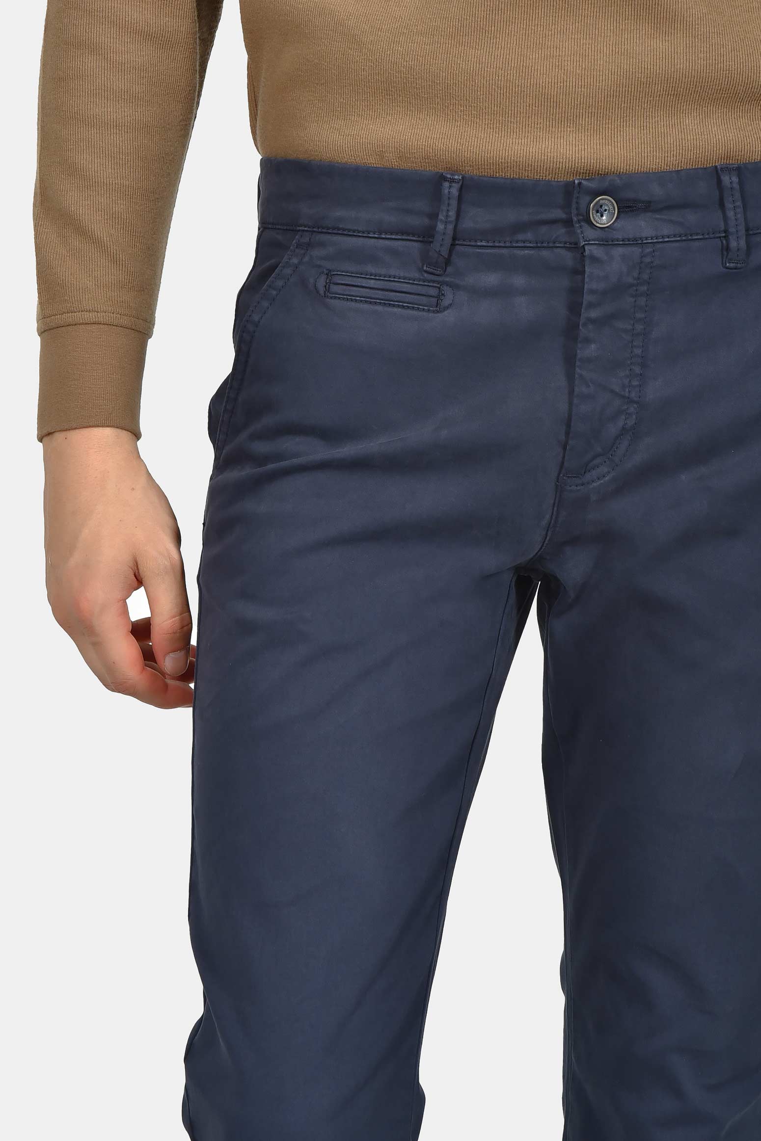 ανδρικό-βαμβακερό-chinos-παντελόνι-σε-στενή-γραμμή