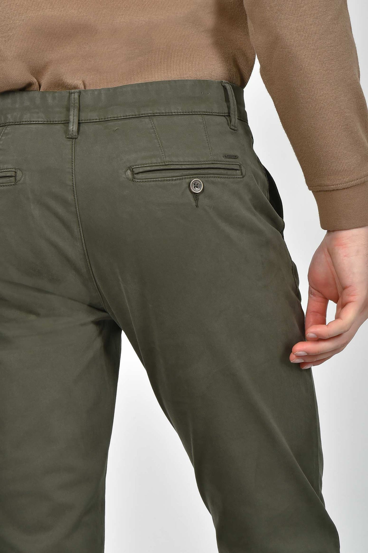 ανδρικό-βαμβακερό-chinos-παντελόνι-σε-στενή-γραμμή