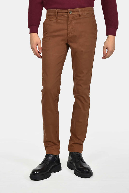 ανδρικό-βαμβακερό-chinos-παντελόνι-σε-στενή-γραμμή