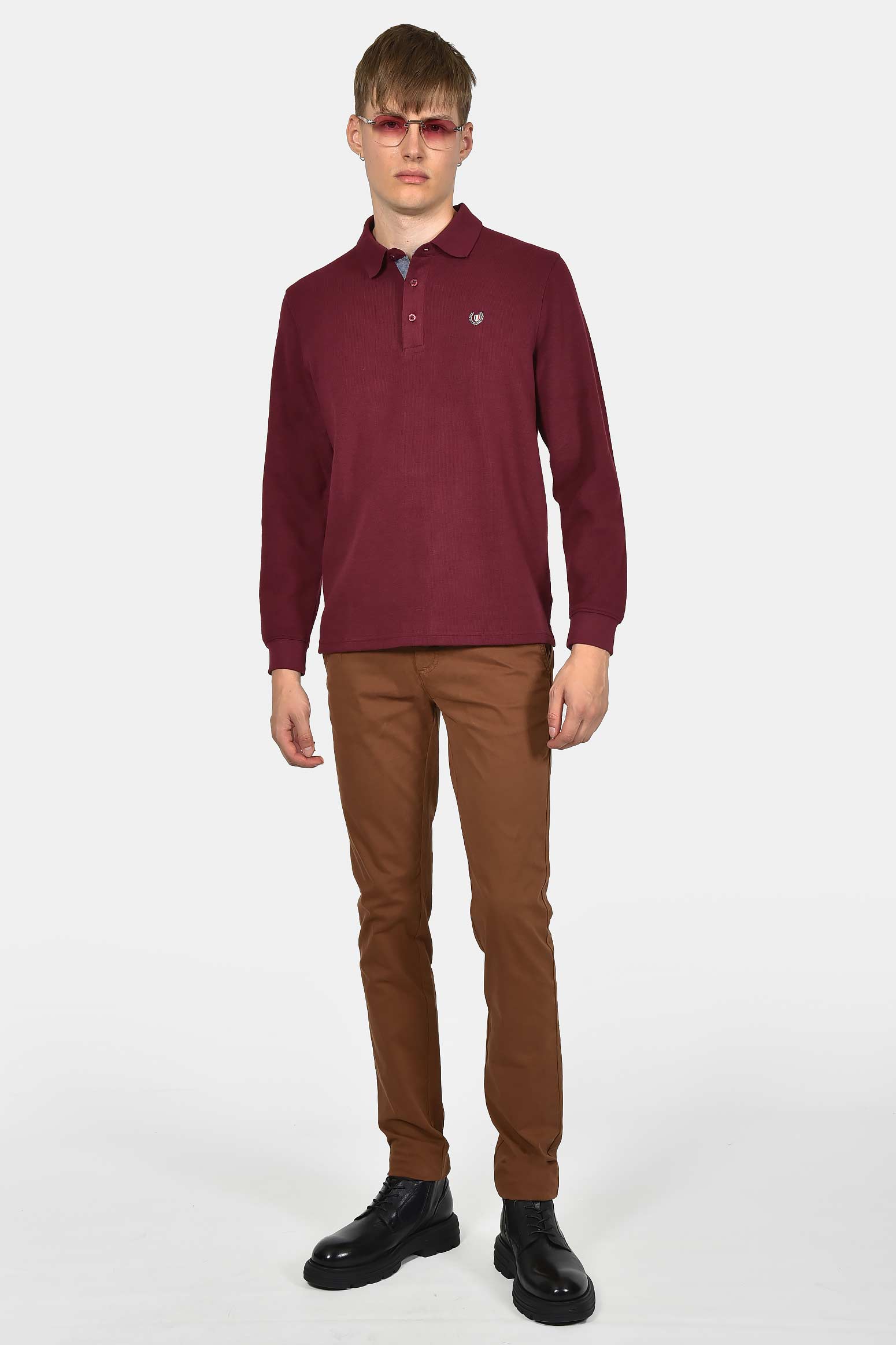 ανδρικό-βαμβακερό-chinos-παντελόνι-σε-στενή-γραμμή