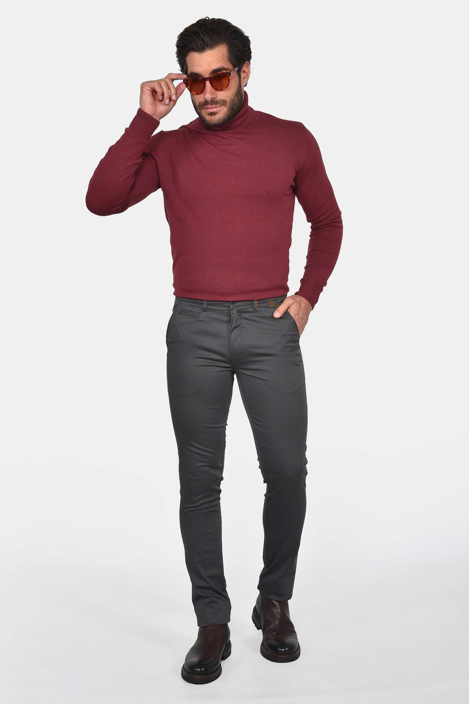 ανδρικό-βαμβακερό-printed-chinos-παντελόνι