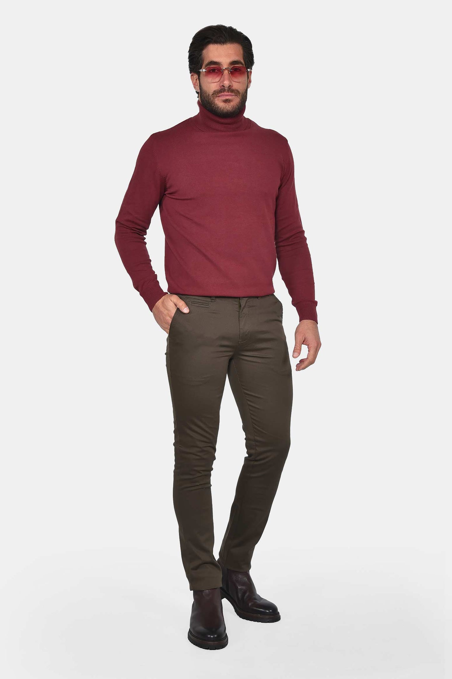 ανδρικό-βαμβακερό-printed-chinos-παντελόνι