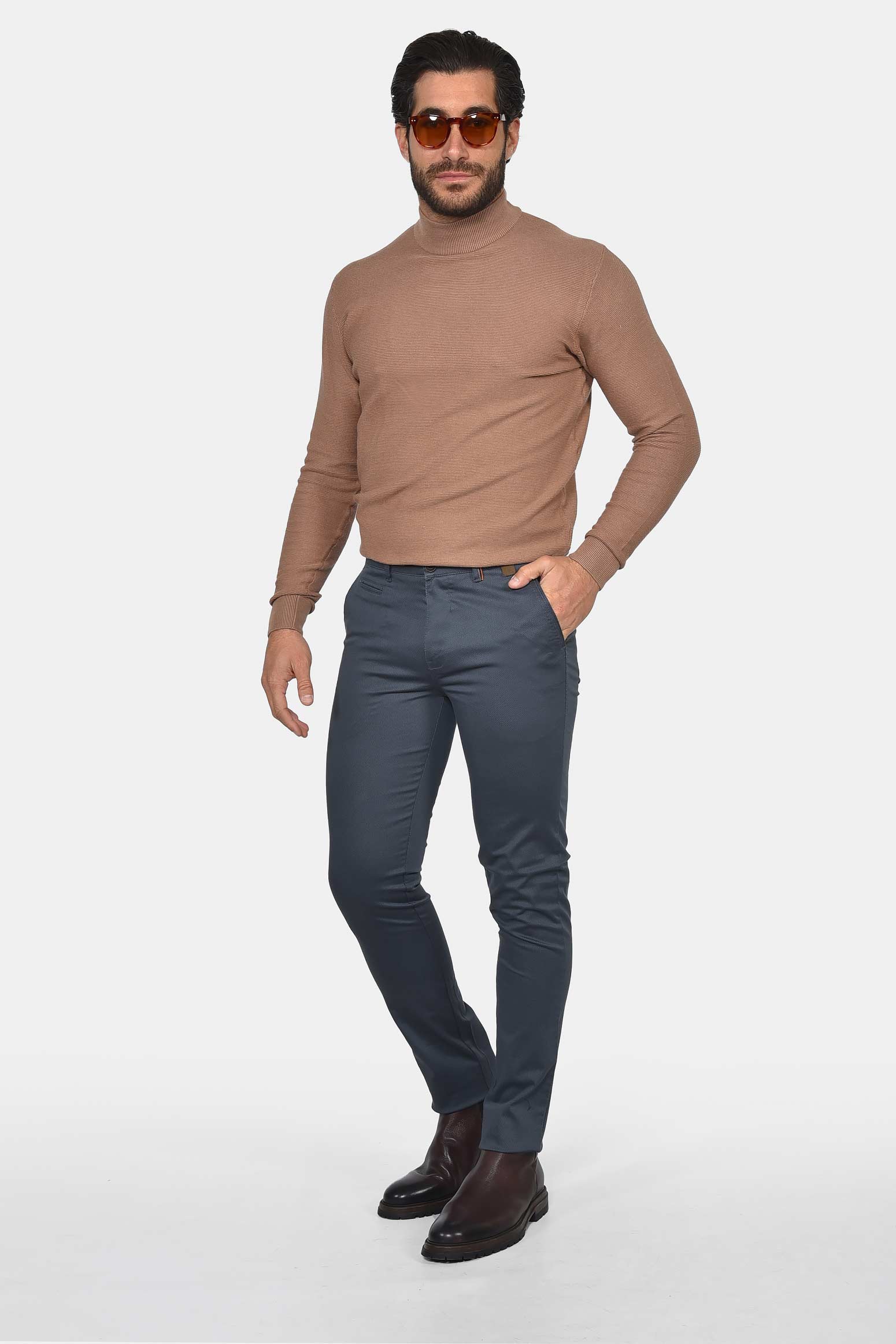 ανδρικό-βαμβακερό-printed-chinos-παντελόνι