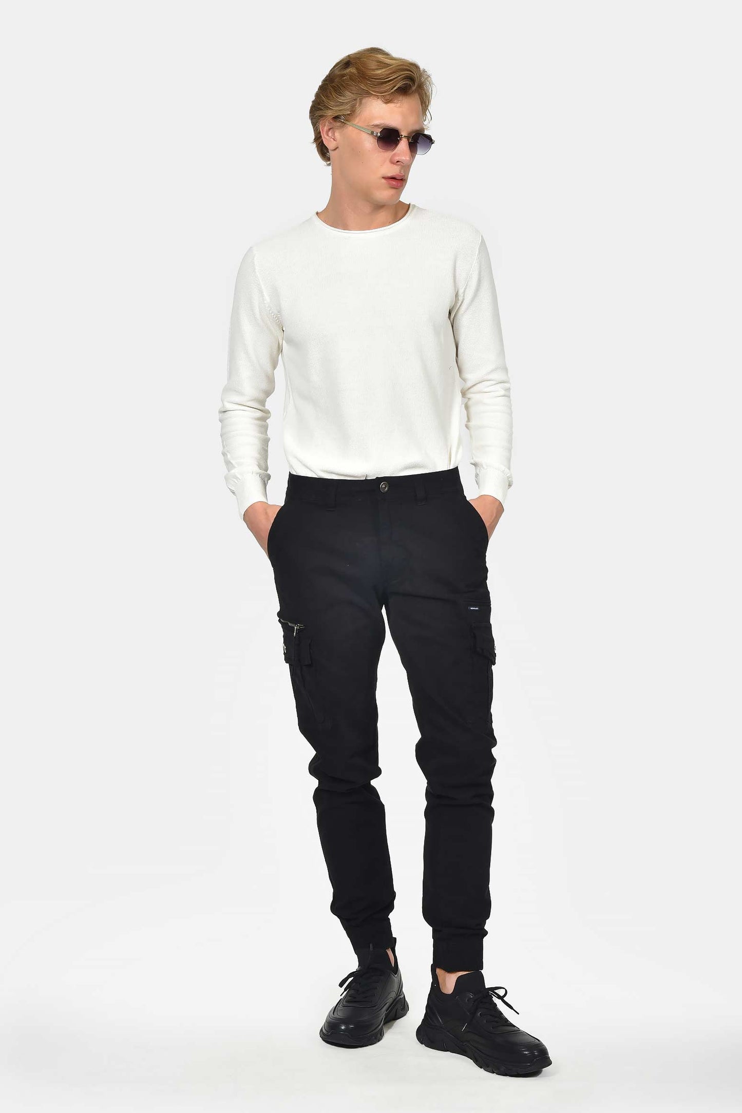 ανδρικό-βαμβακερό-cargo-παντελόνι-normal-fit