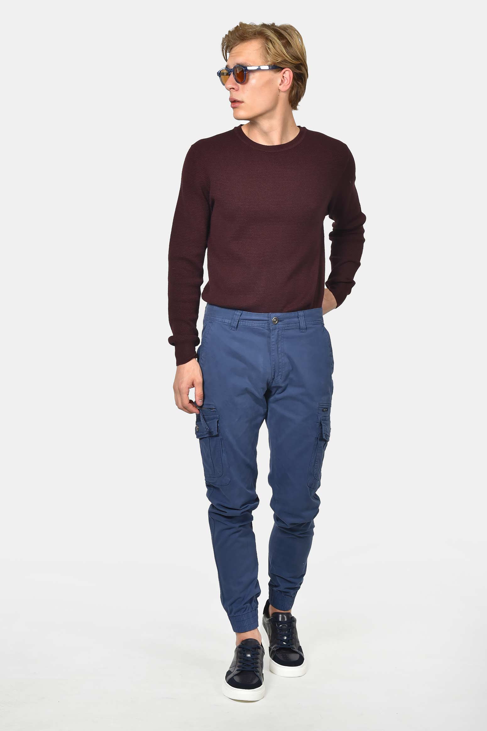 ανδρικό-βαμβακερό-cargo-παντελόνι-normal-fit