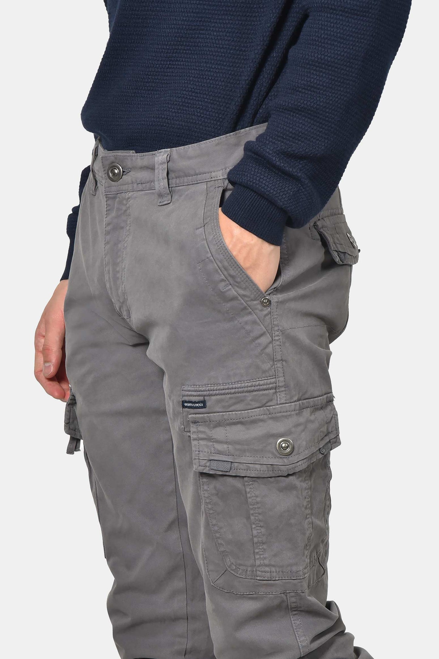 ανδρικό-βαμβακερό-cargo-παντελόνι-normal-fit