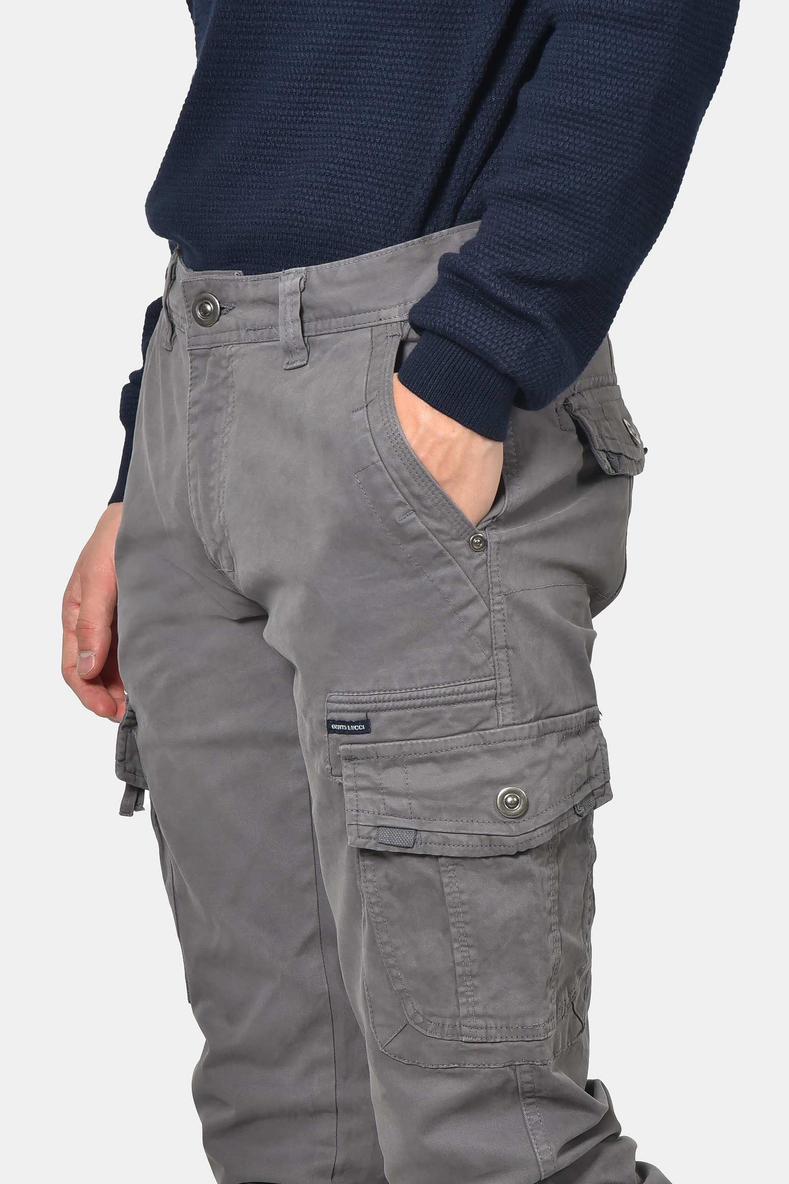 ανδρικό-βαμβακερό-cargo-παντελόνι-normal-fit