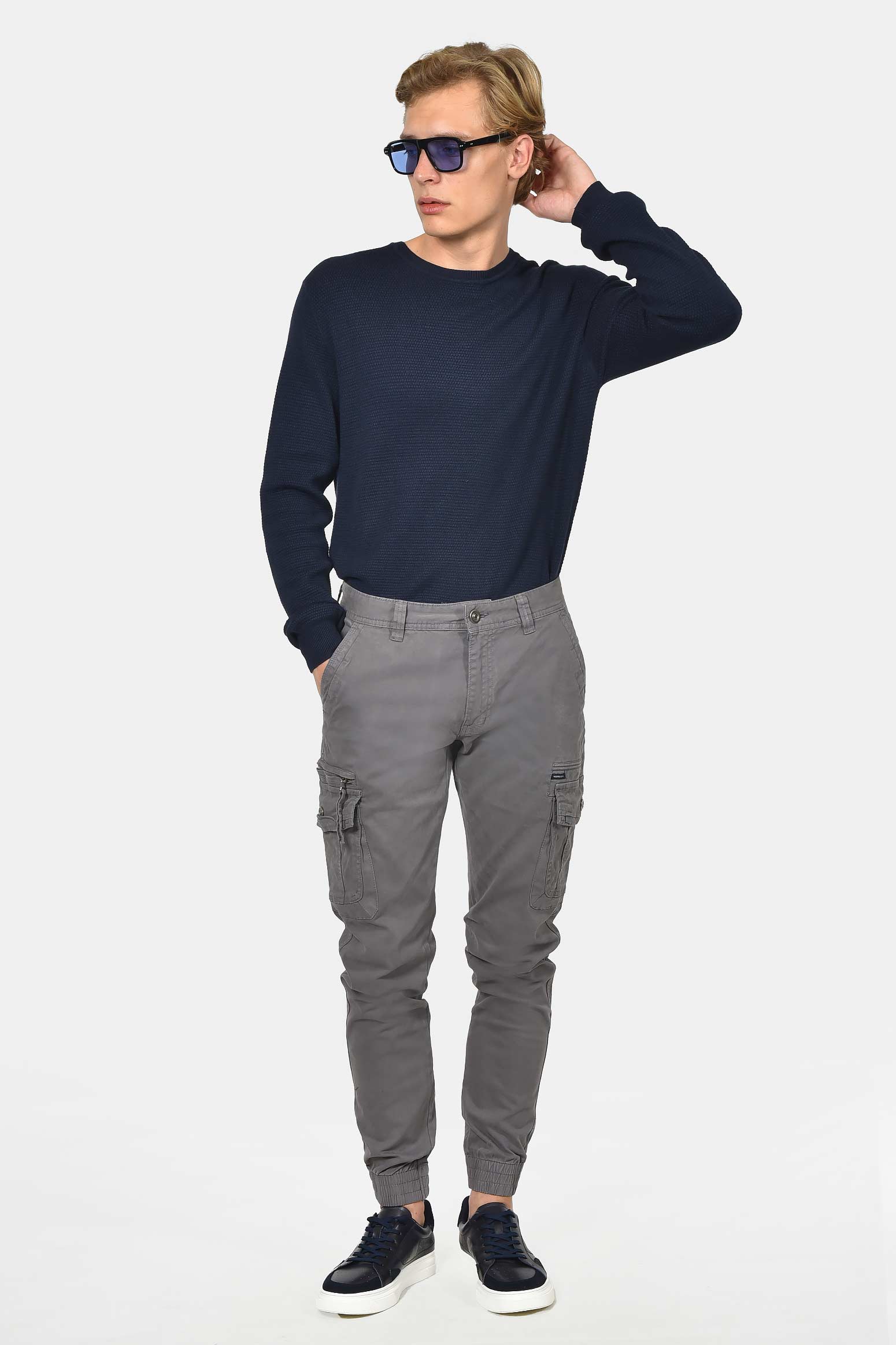 ανδρικό-βαμβακερό-cargo-παντελόνι-normal-fit