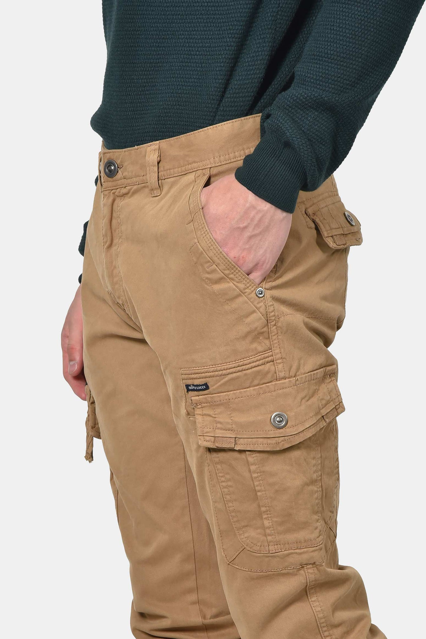 ανδρικό-βαμβακερό-cargo-παντελόνι-normal-fit