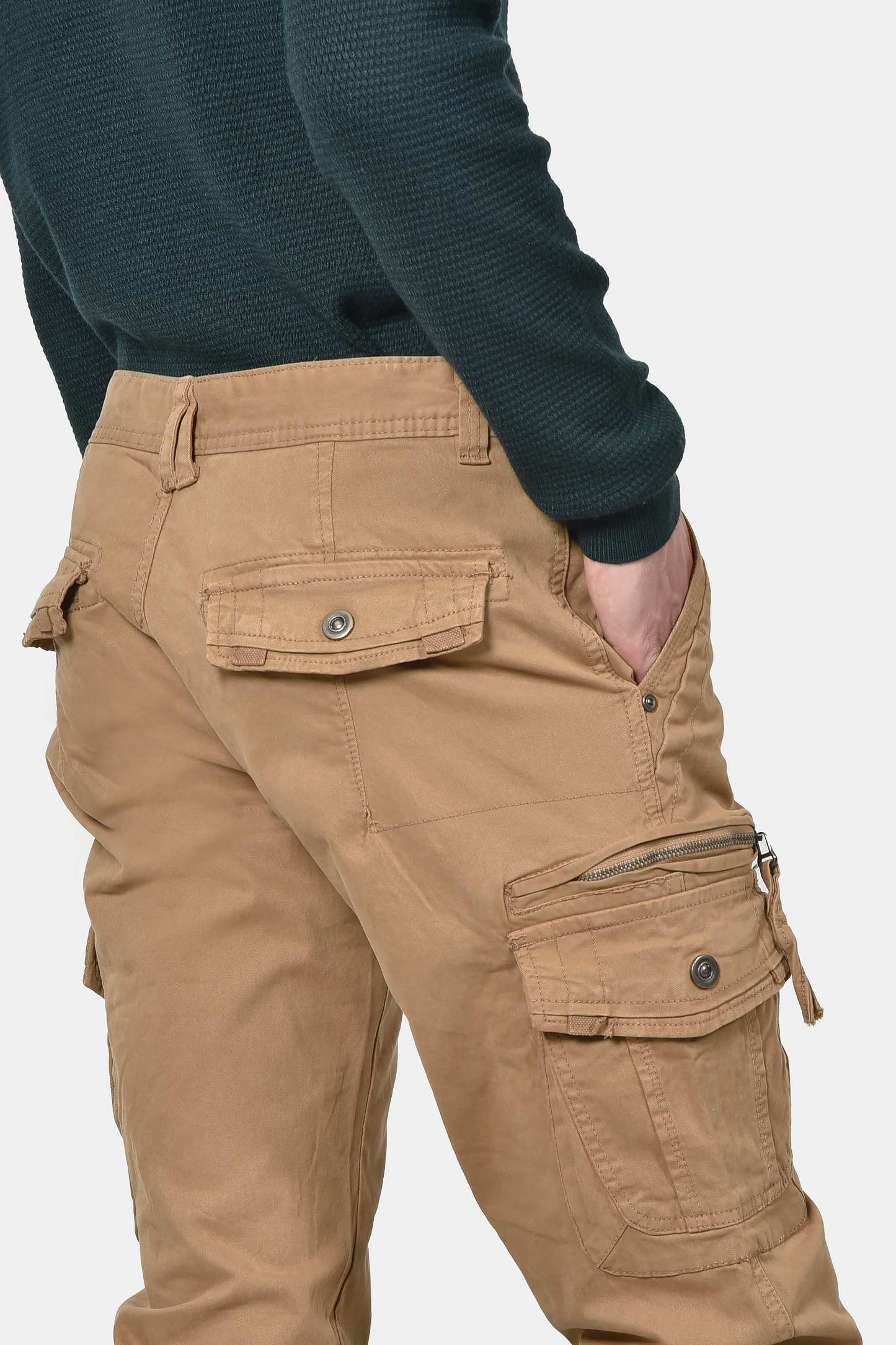 ανδρικό-βαμβακερό-cargo-παντελόνι-normal-fit