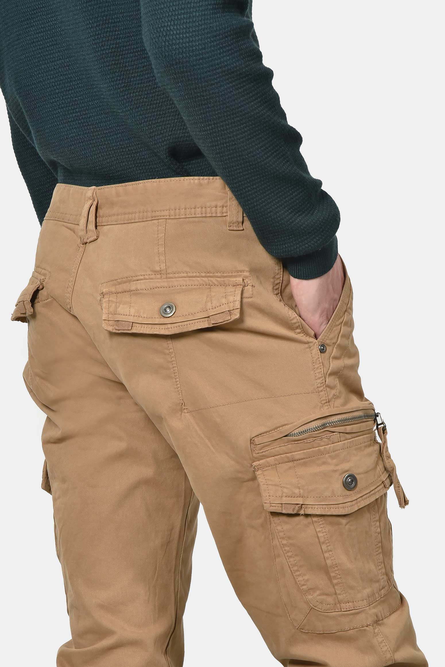 ανδρικό-βαμβακερό-cargo-παντελόνι-normal-fit