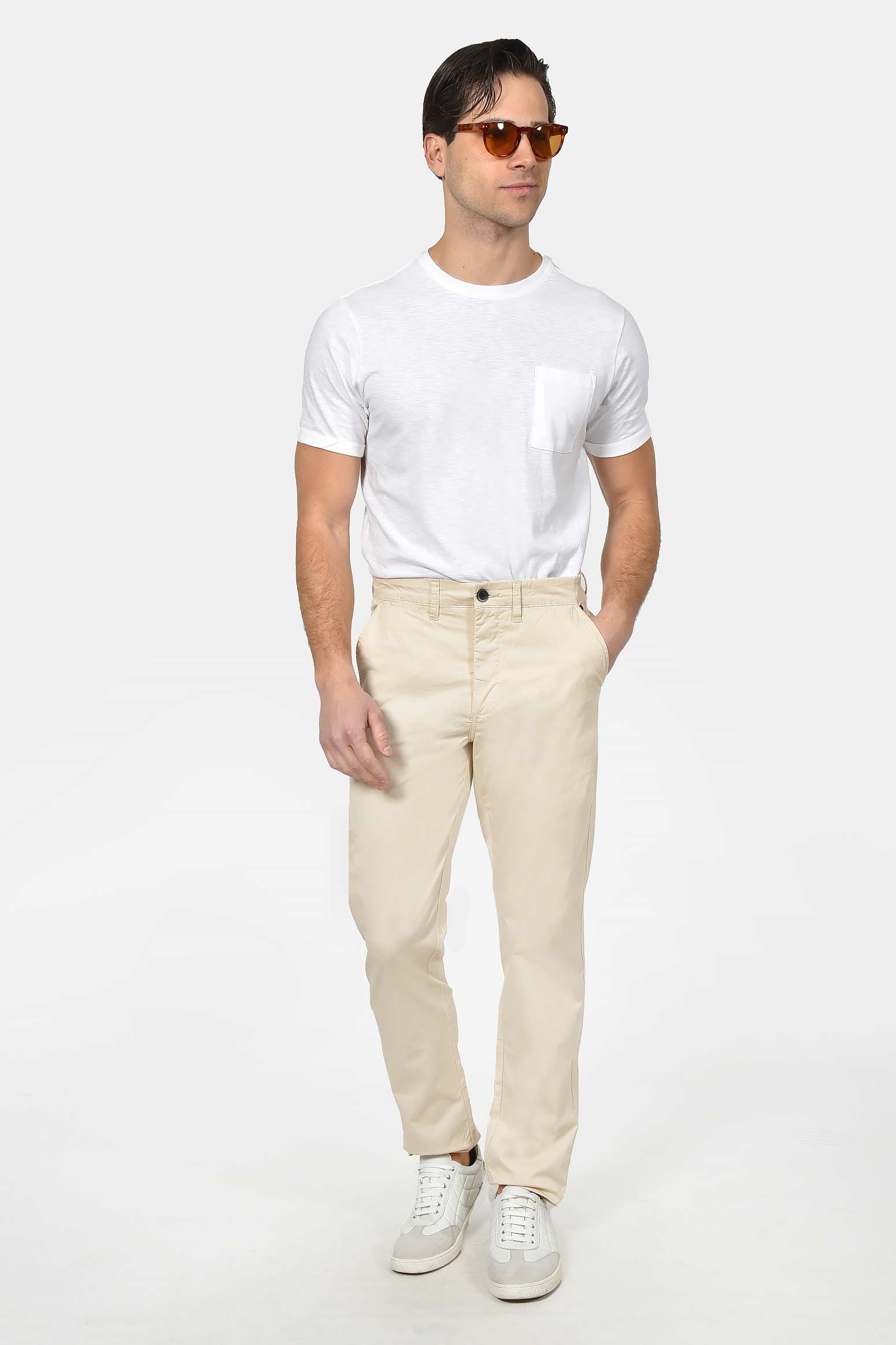 ανδρικό-βαμβακερό-chinos-παντελόνι-normal-fit-άνετη-εφαρμογή-&-ελαστικότητα