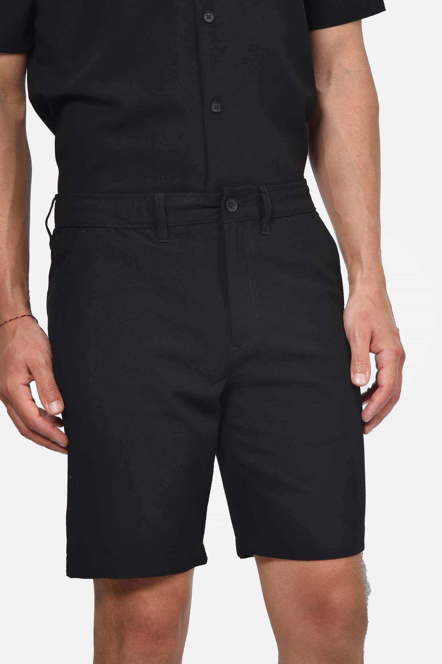 ανδρική-chinos-βερμούδα-normal-fit-με-ελαστική-μέση-&-διακριτή-υφή