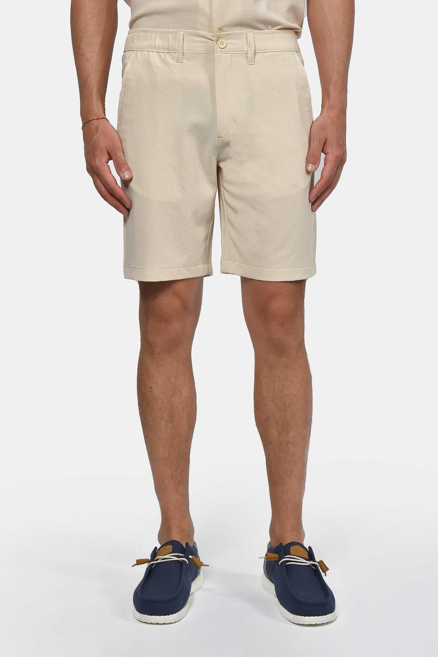 ανδρική-chinos-βερμούδα-normal-fit-με-ελαστική-μέση-&-διακριτή-υφή