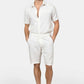 ανδρική-chinos-βερμούδα-normal-fit-από-λινό-&-βαμβάκι-με-ελαστική-μέση-&-άνετη-εφαρμογή