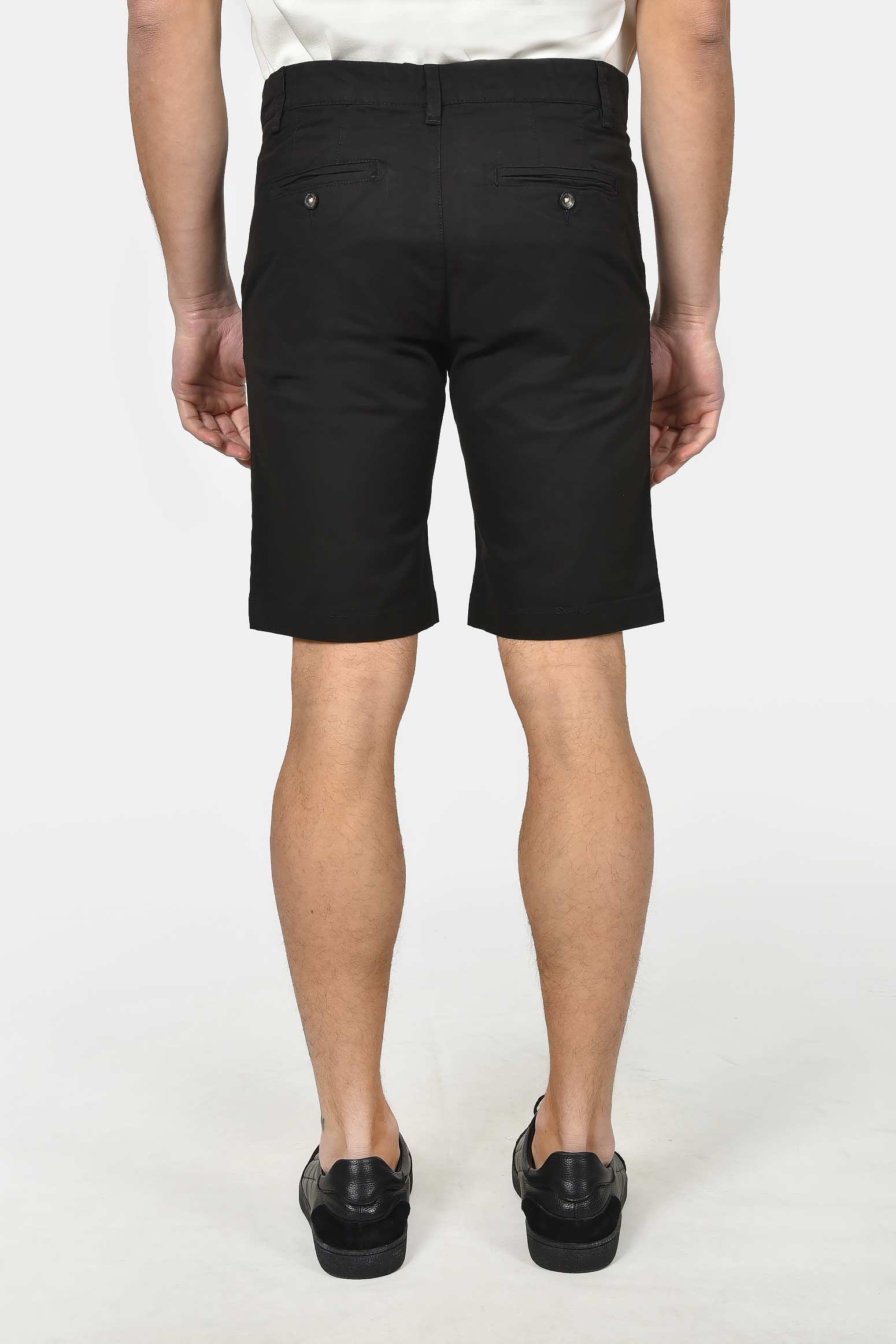 ανδρική-βαμβακερή-chinos-βερμούδα-slim-fit-με-καθαρή-γραμμή-&-ελαστική-άνεση