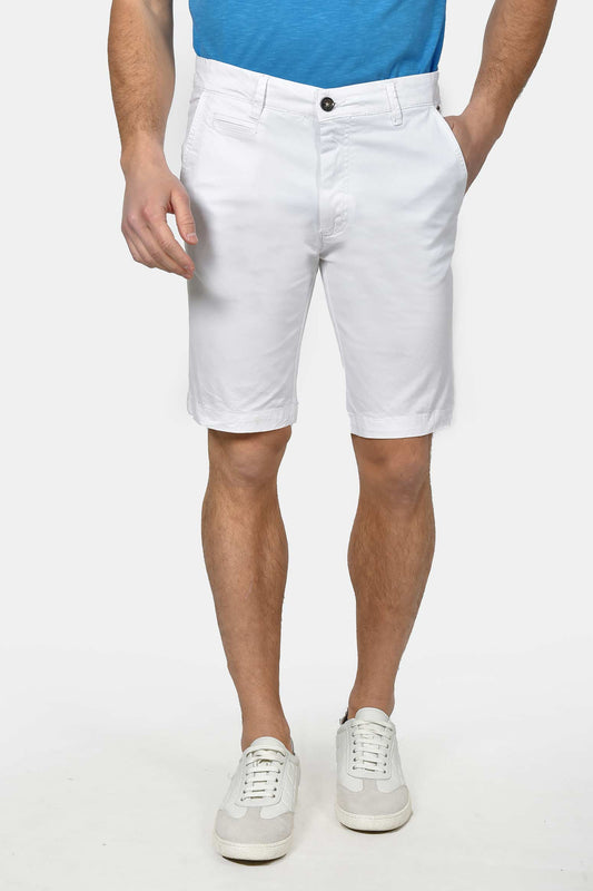 ανδρική-βαμβακερή-chinos-βερμούδα-slim-fit-με-καθαρή-γραμμή-&-ελαστική-άνεση