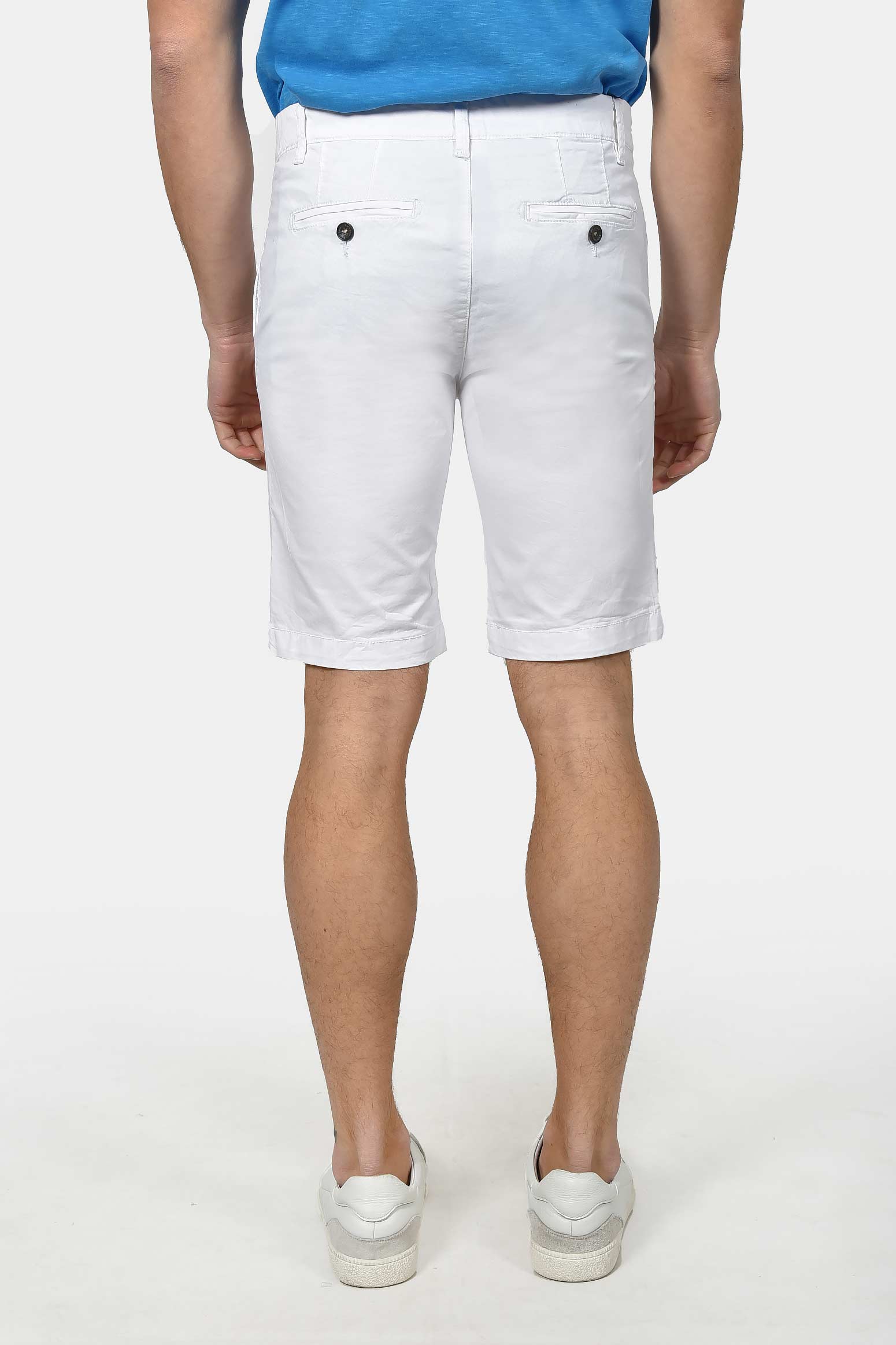 ανδρική-βαμβακερή-chinos-βερμούδα-slim-fit-με-καθαρή-γραμμή-&-ελαστική-άνεση