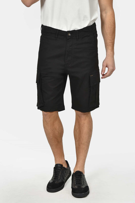 ανδρική-cargo-βερμούδα-slim-fit-με-πλαϊνές-τσέπες-&-ελαστική-άνεση-κινήσεων