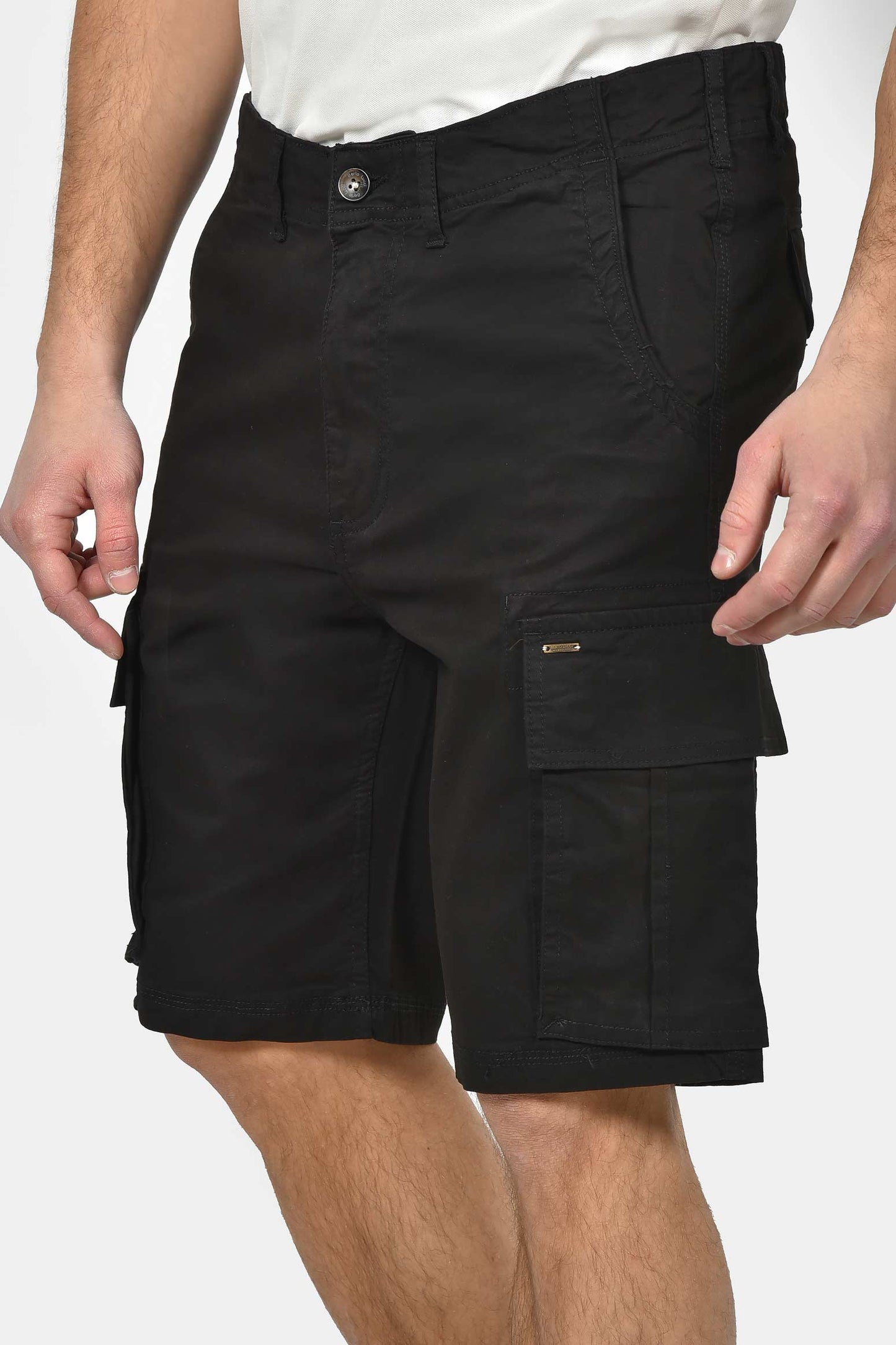 ανδρική-cargo-βερμούδα-slim-fit-με-πλαϊνές-τσέπες-&-ελαστική-άνεση-κινήσεων