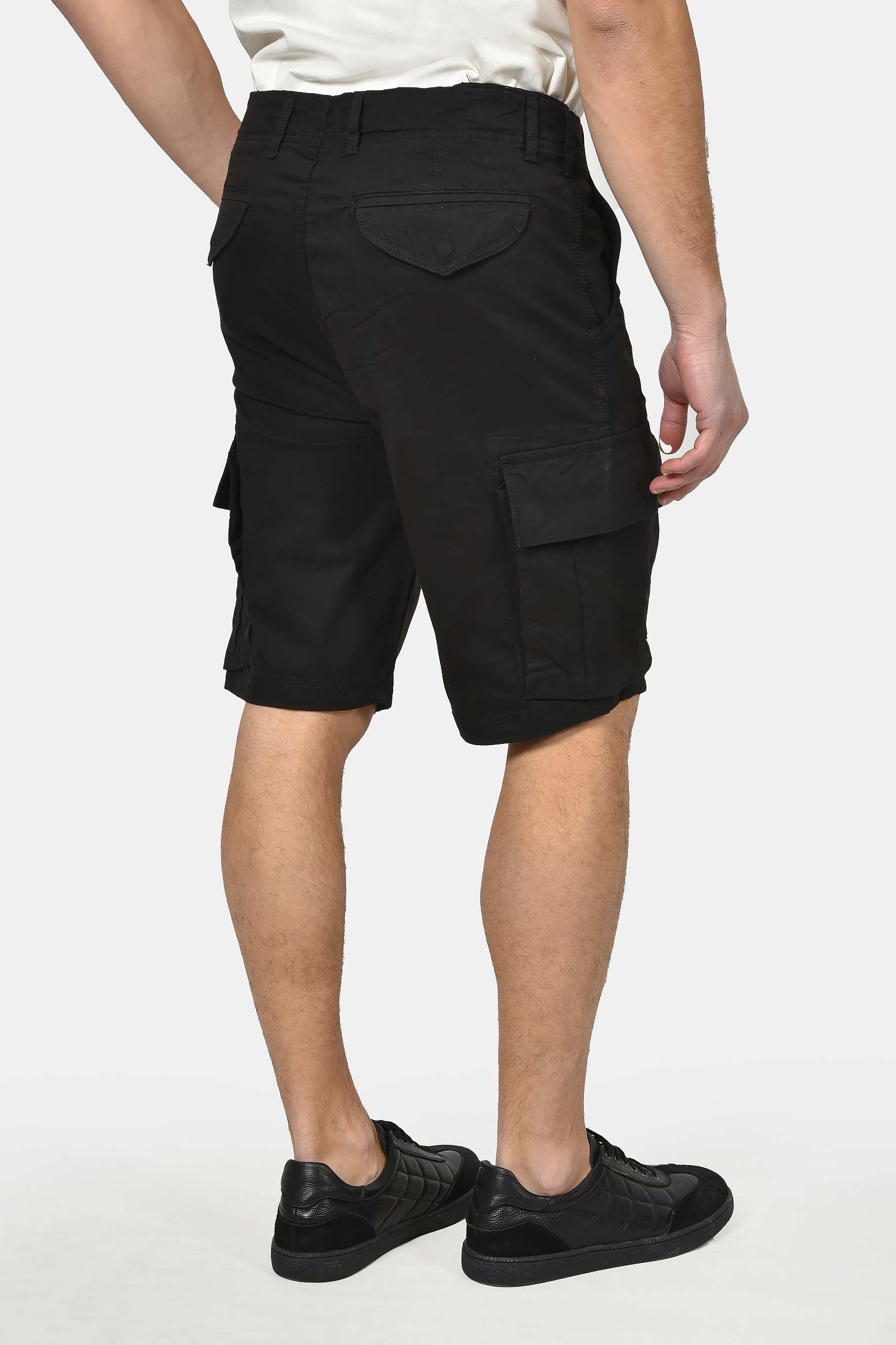 ανδρική-cargo-βερμούδα-slim-fit-με-πλαϊνές-τσέπες-&-ελαστική-άνεση-κινήσεων