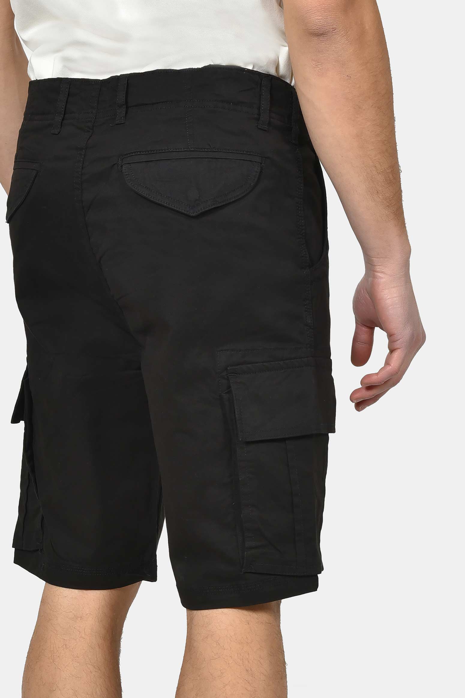 ανδρική-cargo-βερμούδα-slim-fit-με-πλαϊνές-τσέπες-&-ελαστική-άνεση-κινήσεων