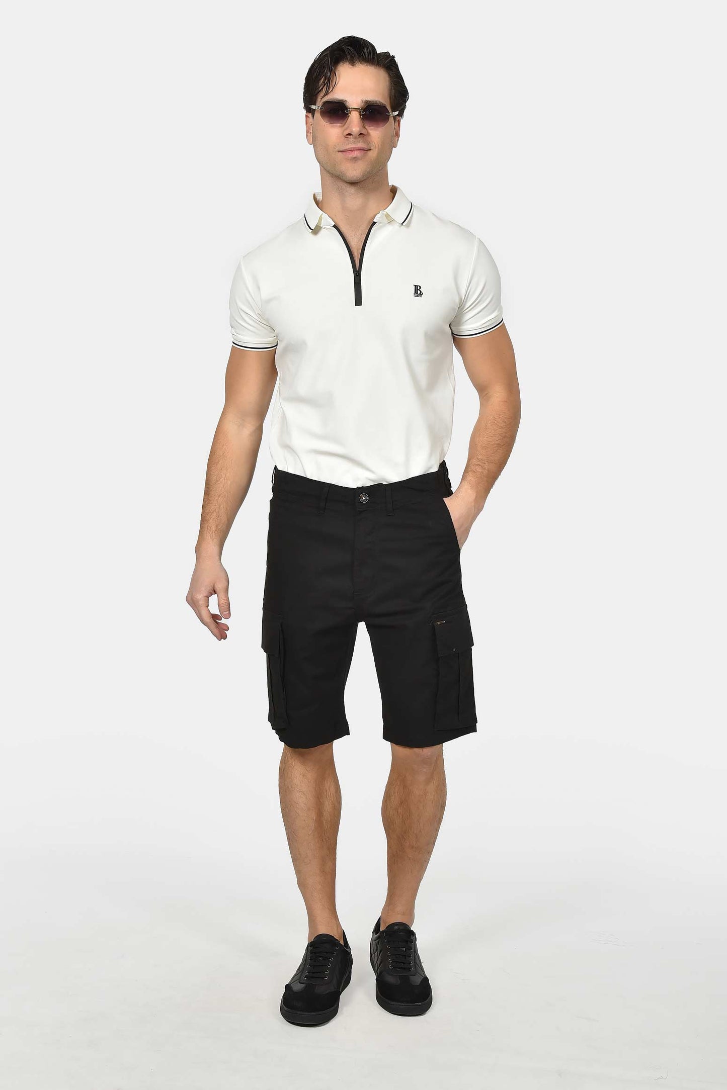 ανδρική-cargo-βερμούδα-slim-fit-με-πλαϊνές-τσέπες-&-ελαστική-άνεση-κινήσεων